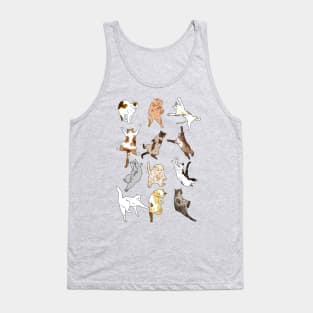 Cats Falling Tank Top